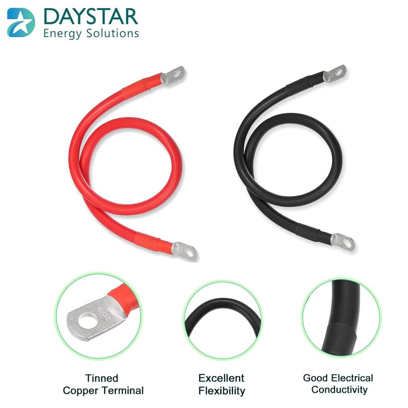 Daystar 10 Sq Mm Red and Black Battery Connecting Cables (5 Feet Each) - Image 5
